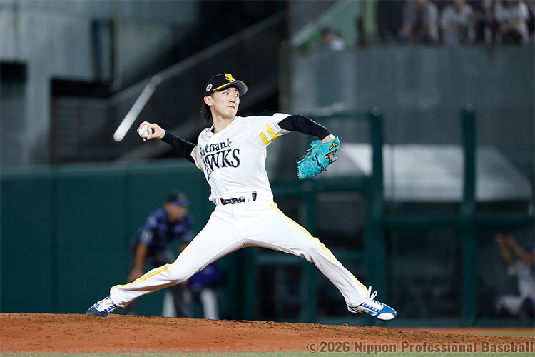パ・リーグ3番手、大津亮介(ソフトバンク)