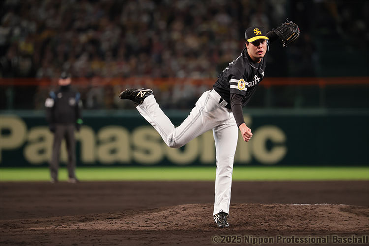 ソフトバンクは7回から2番手・藤井皓哉が登板