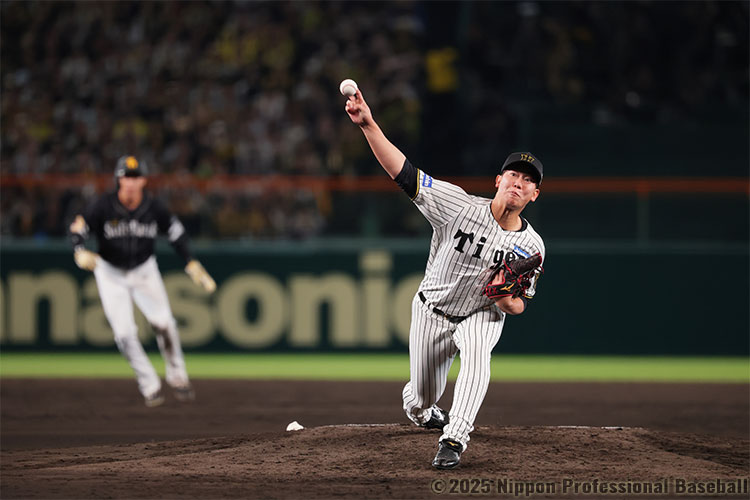 阪神は5回表1死満塁から、2番手・畠世周が緊急登板