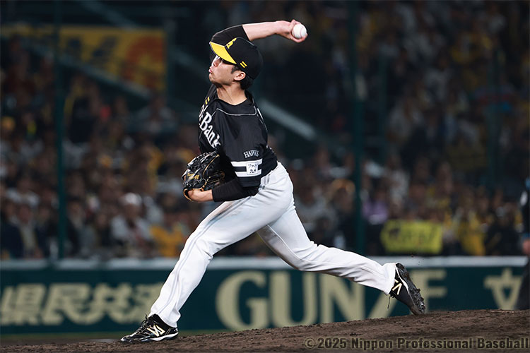 ソフトバンクは8回から4番手・藤井皓哉が登板