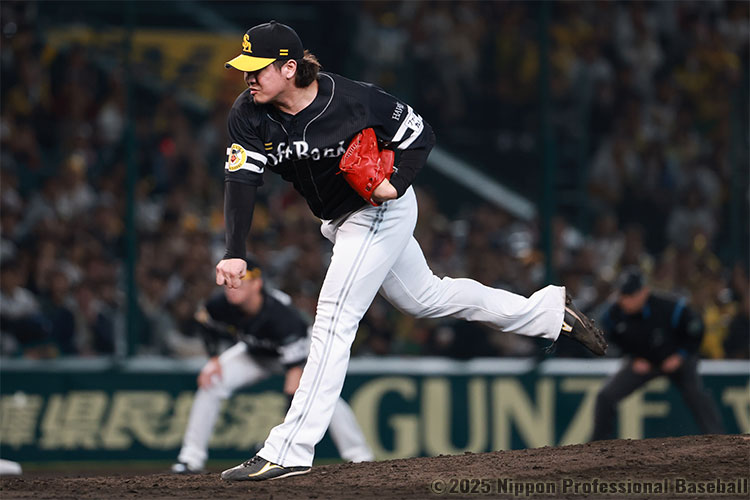 ソフトバンクは9回から5番手・杉山一樹が登板、無失点に抑え延長戦に突入