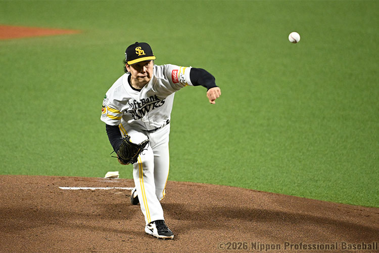 ソフトバンクの先発投手は松本晴