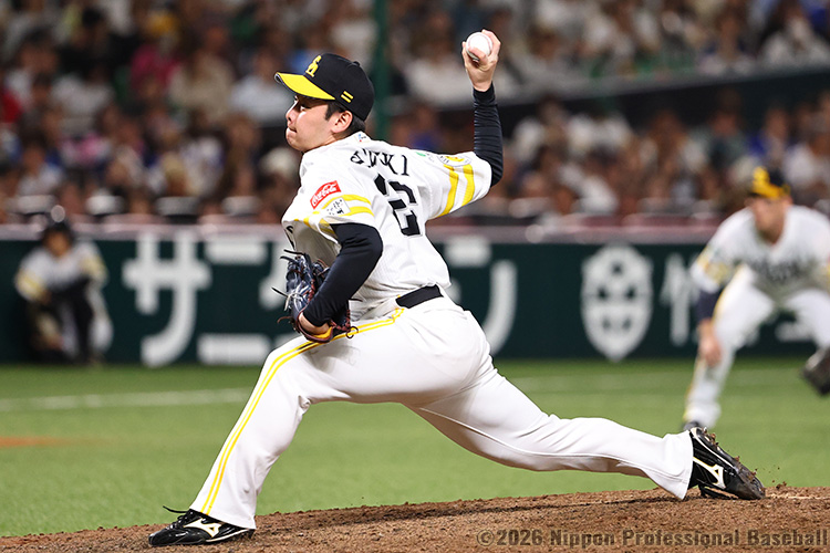 ソフトバンクは8回から4番手・鈴木豪太が登板