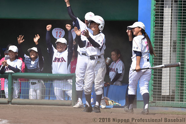 Npbガールズトーナメント18 全日本女子学童軟式野球大会 第2日試合結果 Npb Jp 日本野球機構